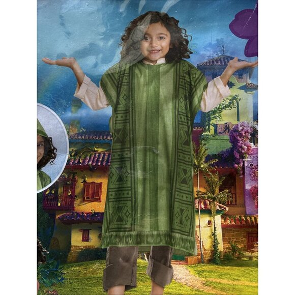 Disguise Disney Encanto Bruno Costume Boys Size S 4-6 Hooded Outfit Movie - Picture 2 of 14